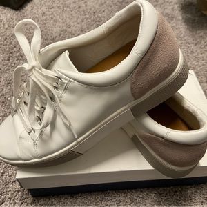 Caslon Ivory/white with tan suede trim size 8 worn once